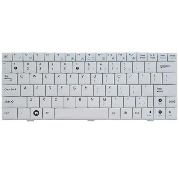 کیبورد لپ تاپ ایسوس Eee PC 1005-1004 -بدون فریم فلت پهن ASUS Eee PC 1004 1005 Frame Notebook Keyboard - 2
