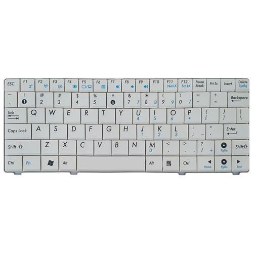 کیبورد لپ تاپ ایسوس Eee PC ۹۰۰ سفید اینترکوچک بدون فریم کیبورد لپ تاپ ایسوس  Eee PC 900