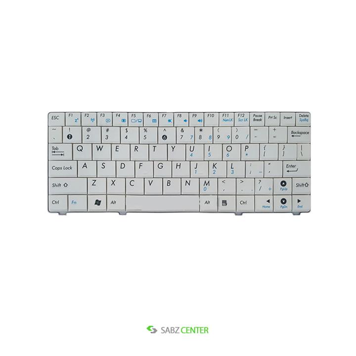 کیبورد لپ تاپ ایسوس Eee PC ۹۰۰ سفید اینترکوچک بدون فریم کیبورد لپ تاپ ایسوس  Eee PC 900