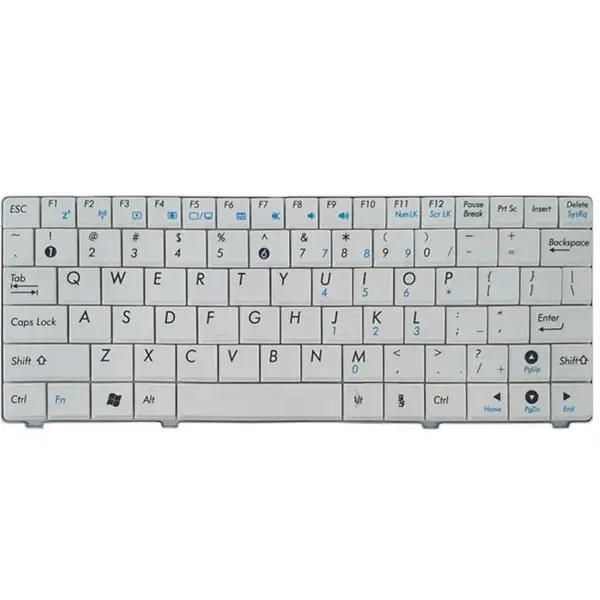 کیبورد لپ تاپ ایسوس Eee PC ۹۰۰ اینترکوچک بدون فریم کیبورد لپ تاپ ایسوس Eee PC 900