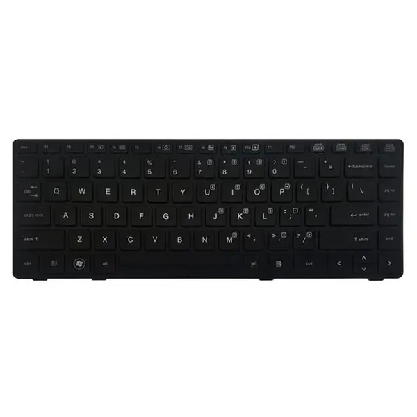 کیبرد لپ تاپ اچ پی EliteBook 8460B-6460B -بدون موس با فریم نقره ای EliteBook 8460B 6460B Notebook Keyboard