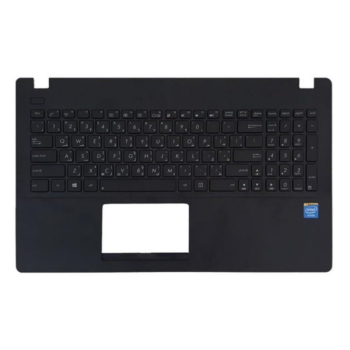 Frame C Asus X551C + Keyboard  قاب لپ تاپ ایسوس با کیبرد Keyboard Laptop Asus X551 Black Whit Case C