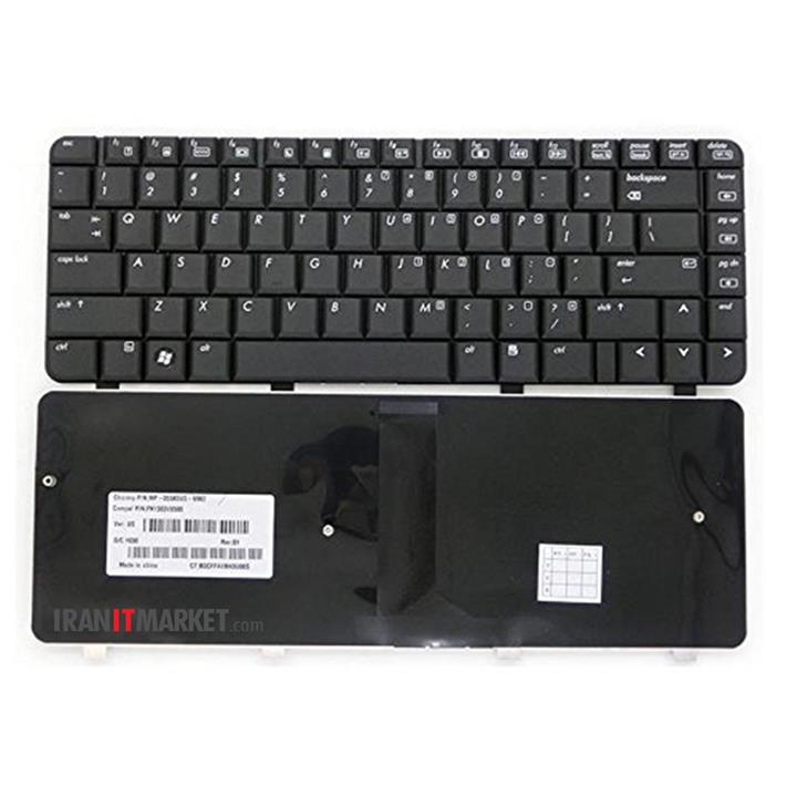 کیبورد لپ تاپ اچ پی مدل کامپک سی کیو 40 کیبورد لپ تاپ اچ پی  HP laptop keyboard Compaq Presario CQ40