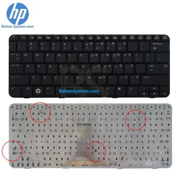کیبورد لپ تاپ اچ پی مدل پاویلیون تی ایکس 1000 کیبورد لپ تاپ اچ پی HP Laptop Keyboard Pavilion TX1000 - 2