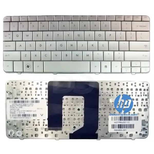 کیبورد لپ تاپ HP مدل Pavilion DM1 سری 1000 HP Keyboard Laptop HP Pavilion DM1 Silver - 4