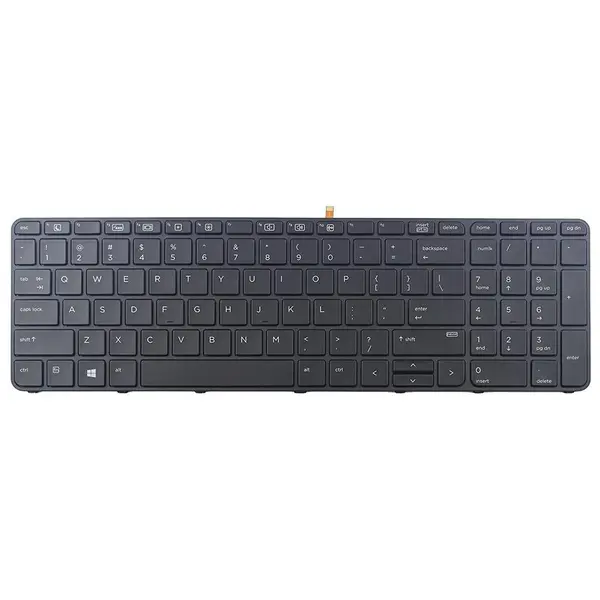 کیبورد لپ تاپ اچ پی HP Probook 450-G3... Original New for HP ProBook 450 G3 450 G4 US UI Black Backlit Keyboard
