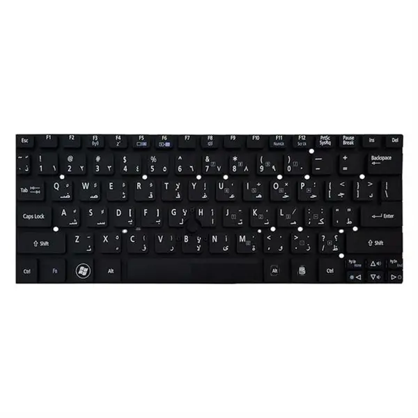 کیبورد لپ تاپ ایسر Iconia W۵۰۰ اینترکوچک باماوس بدون فریم Acer Iconia W500 Notebook Keyboard