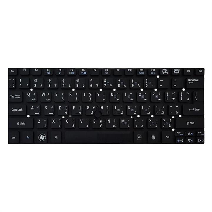 کیبورد لپ تاپ ایسر Iconia W۵۰۰ مشکی اینترکوچک باماوس بدون فریم Acer Iconia W500 Notebook Keyboard