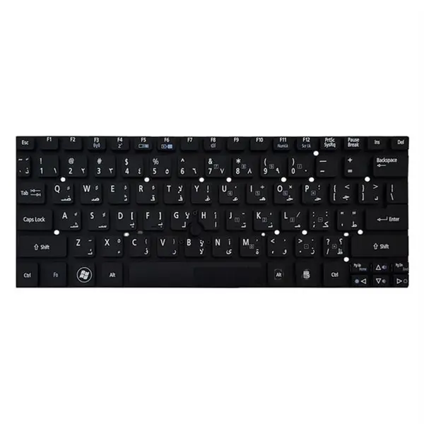 کیبورد لپ تاپ ایسر Iconia W۵۰۰ اینترکوچک باماوس بدون فریم Acer Iconia W500 Notebook Keyboard