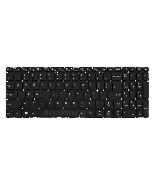 کیبرد لپ تاپ لنوو Ideapad 300 مشکی-اینترکوچک بدون فریم Ideapad 300 Black Laptop Keyboard