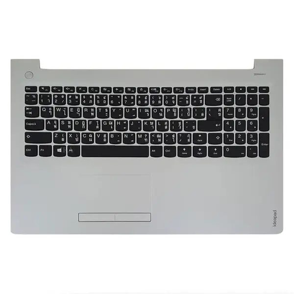 کیبرد لپ تاپ لنوو IdeaPad 310-15 -با قاب نقره ای به همراه تاچ پد IdeaPad 310 15 Black With Frame C Silver Laptop Keyboard - 2