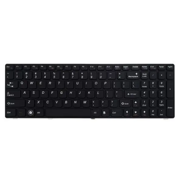 کیبرد لپ تاپ لنوو IdeaPad B570-B590 -با فریم - 5