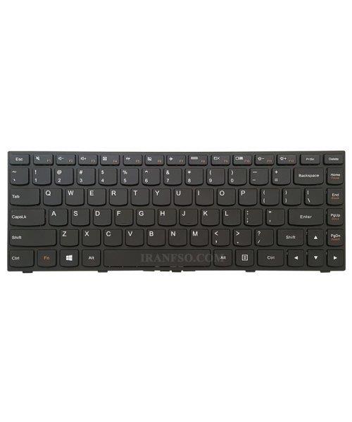 کیبرد لپ تاپ لنوو Ideapad G40-70 مشکی-با فریم Ideapad G40-70 Laptop Keyboard