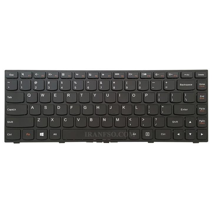 کیبرد لپ تاپ لنوو Ideapad G40-70 مشکی-با فریم Ideapad G40-70 Laptop Keyboard