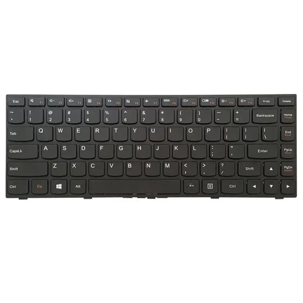 کیبرد لپ تاپ لنوو Ideapad G40-70 -با فریم Ideapad G40-70 Laptop Keyboard
