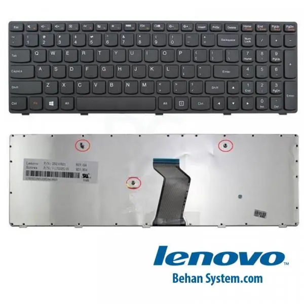 کیبورد لپ تاپ لنوو IdeaPad مدل G700 - 2
