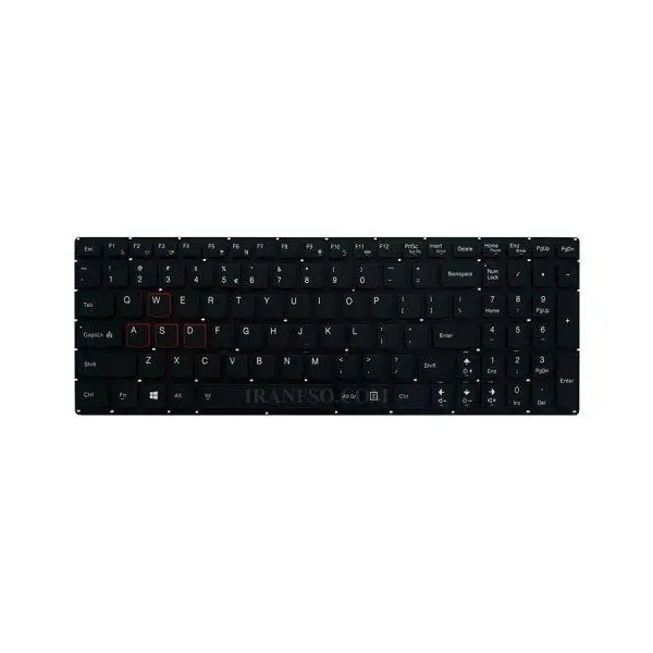 کیبرد لپ تاپ لنوو IdeaPad Y700 -با بک لایت-بدون فریم IdeaPad Y700 Laptop Keyboard
