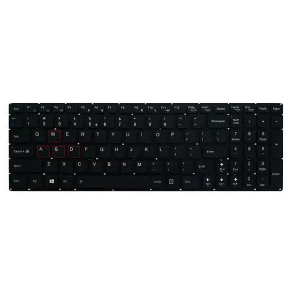 کیبرد لپ تاپ لنوو IdeaPad Y700 -با بک لایت-بدون فریم IdeaPad Y700 Laptop Keyboard