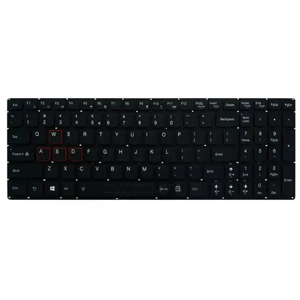 کیبرد لپ تاپ لنوو IdeaPad Y700 -با بک لایت-بدون فریم IdeaPad Y700 Laptop Keyboard
