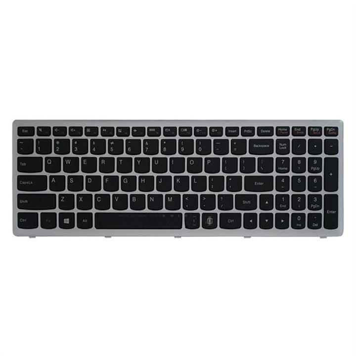 کیبرد لپ تاپ لنوو IdeaPad Z500 مشکی-با فریم نوک مدادی IdeaPad Z500 Laptop Keyboard