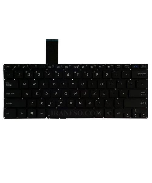 کیبورد لپ تاپ ایسوس مدل S300 مشکی اینترکوچک بدون فریم کیبورد لپ تاپ ایسوس Keyboard Laptop ASUS S300