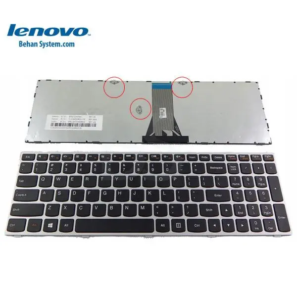 کیبورد لپ تاپ لنوو Keyboard Lenovo G50-70