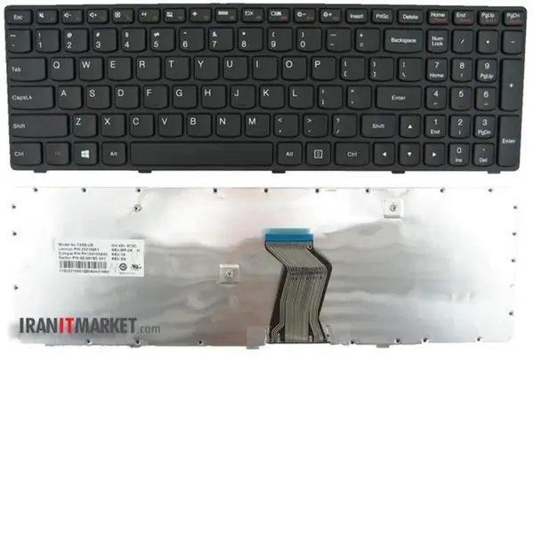 کیبورد لپ تاپ لنوو Lenovo laptop keyboard G710 -بافریم