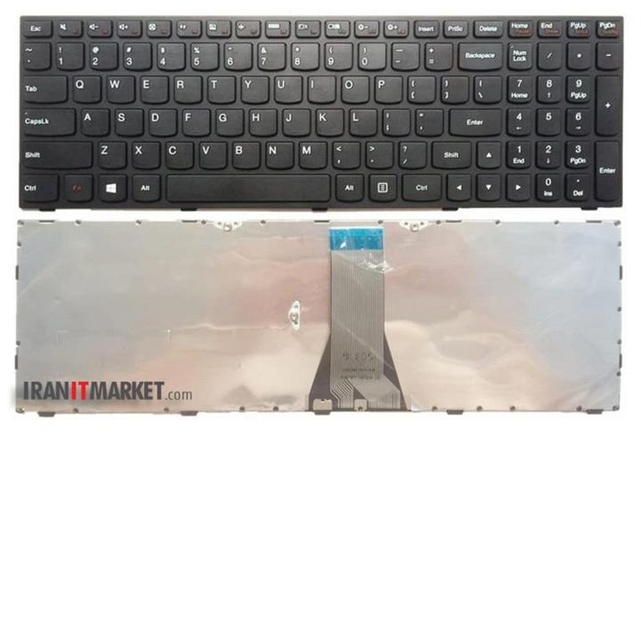 کیبورد لپ تاپ لنوو Lenovo Laptop Keyboard Ideapad G50-30 مشکی-بافریم