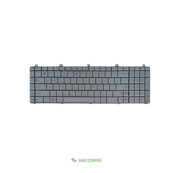کیبرد لپ تاپ ایسوس N55 نقره ای - 3