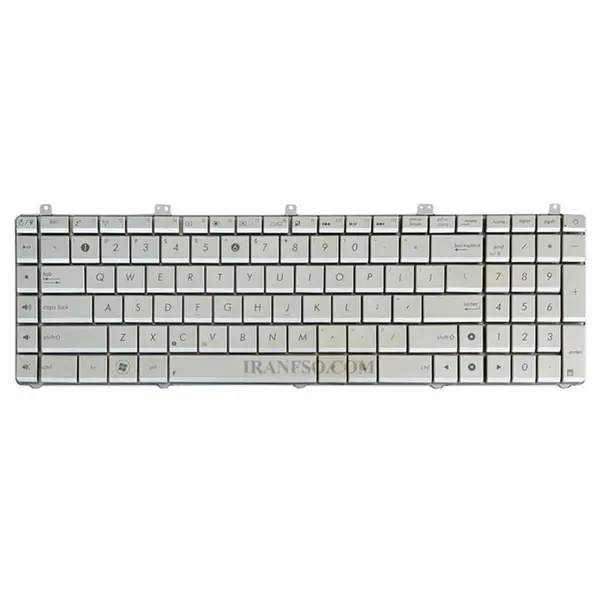 کیبرد لپ تاپ ایسوس N55 نقره ای - 4