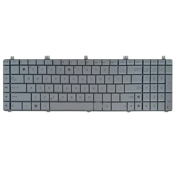 کیبرد لپ تاپ ایسوس N55 نقره ای - 5