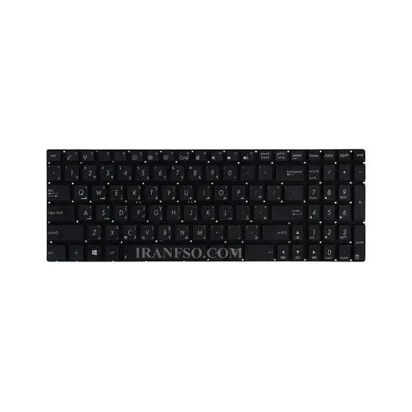 کیبرد لپ تاپ ایسوس N56 -اینترکوچک بدون فریم N56 Notebook Keyboard - 2