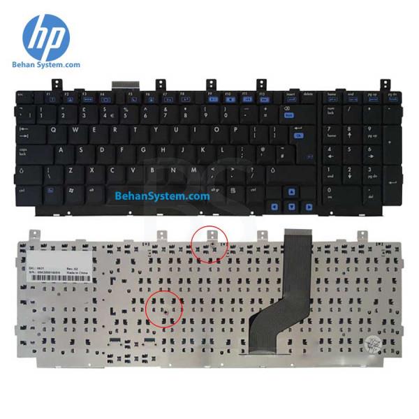 کیبورد لپ تاپ اچ پی Pavilion DV8000 HP Keyboard Laptop Hp Pavilion DV8000