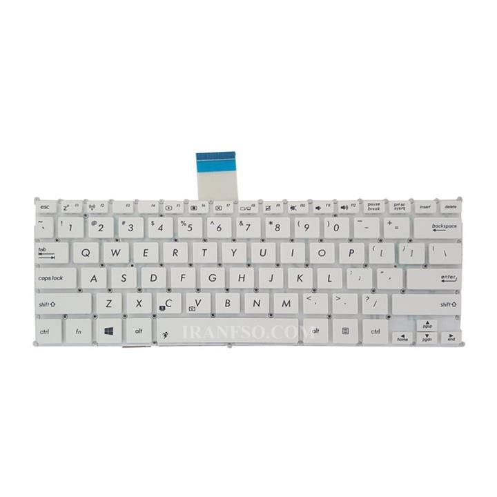 کیبرد لپ تاپ ایسوس S200-X200 سفید-اینترکوچک بدون فریم S200 X200 White Notebook Keyboard