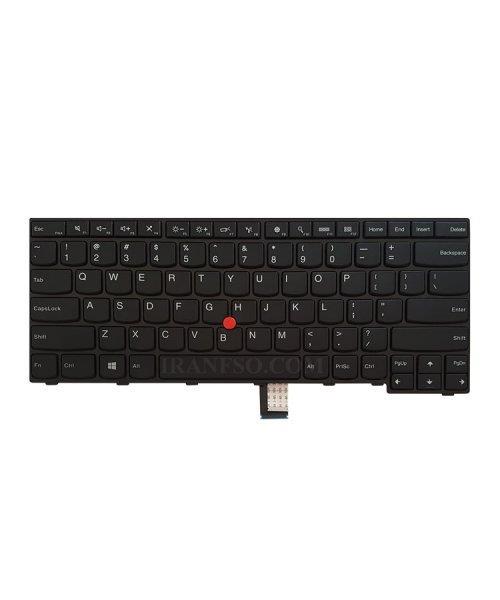 کیبرد لپ تاپ لنوو ThinkPad E460 مشکی-با موس-با فریم Lenovo E460 Notebook Keyboard