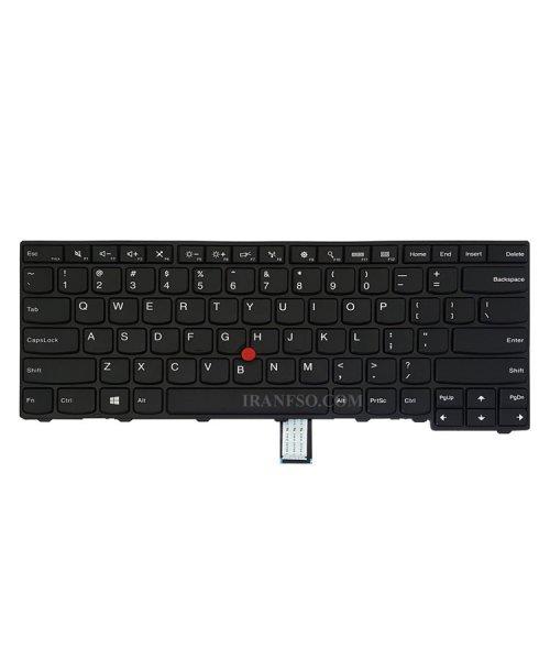 کیبرد لپ تاپ لنوو ThinkPad E431 مشکی-با موس-با فریم ThinkPad E431 Laptop Keyboard