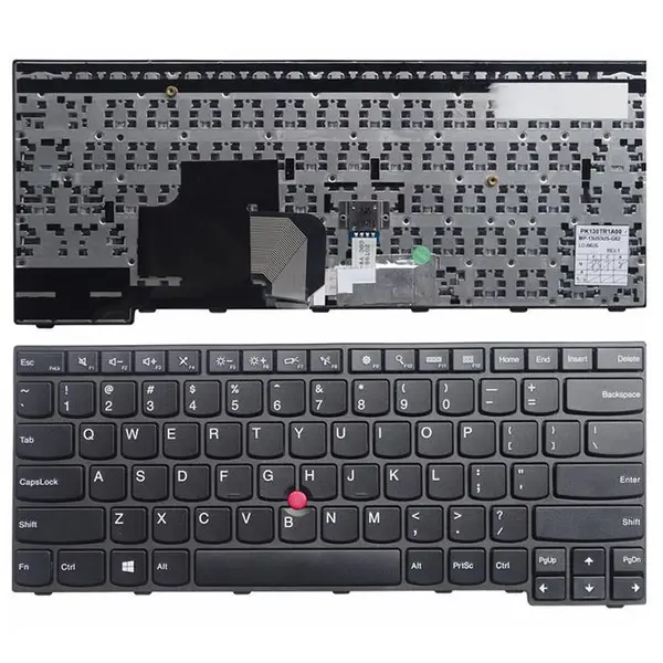 کیبرد لپ تاپ لنوو ThinkPad E460 -با موس-با فریم Lenovo E460 Notebook Keyboard