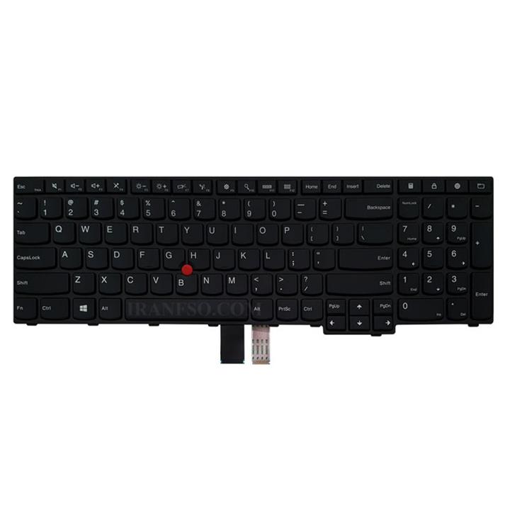 کیبورد لپ تاپ لنوو Thinkpad E560 E550 مشکی کیبرد لپ تاپ لنوو ThinkPad E550-E560 مشکی-با موس-بافریم