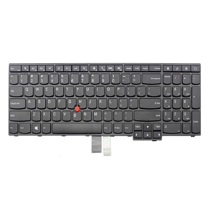 کیبورد لپ تاپ لنوو Thinkpad E560 E550 مشکی کیبرد لپ تاپ لنوو ThinkPad E550-E560 مشکی-با موس-بافریم