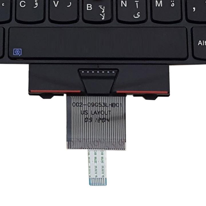 کیبورد لپ تاپ لنوو ThinkPad Edge ۱۳ E۳۰ مشکی باماوس و فریم کیبورد لپ تاپ لنوو ThinkPad Edge مدل E13 / E30 / E31