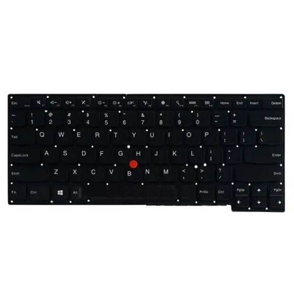 کیبرد لپ تاپ لنوو Thinkpad S440 -باموس-با بک لایت-بدون فریم Lenovo Thinkpad S440 Notebook Keyboard With Backlight - 2