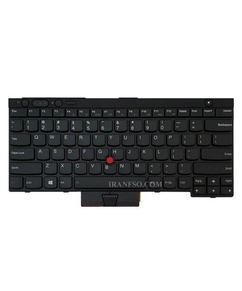 کیبرد لپ تاپ لنوو ThinkPad T430 مشکی-باموس و فریم به همراه کلید پاور