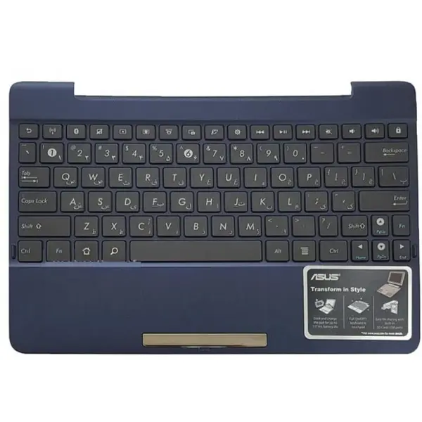 کیبورد لپ تاپ ایسوس مدل Transformer Pad TF300 -باقاب C سرمه ای Keyboard Laptop Asus Transformer Pad TF300 Black_Whit Case C - 5