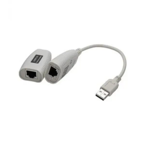 سایر لوازم جانبی کامپیوتر و لپ تاپ افزایش طول USB 2.0 بر روی کابل شبکه تا 45 متر کی نت K-EXUSB045 - 2