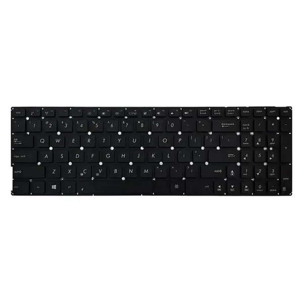 کیبرد لپ تاپ ایسوس VivoBook K556 -اینترکوچک بدون فریم ASUS VivoBook K556 Black Notebook Keyboard - 3