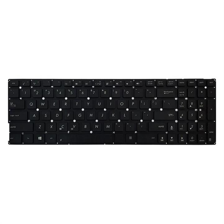 کیبرد لپ تاپ ایسوس VivoBook K556 مشکی-اینترکوچک بدون فریم ASUS VivoBook K556 Black Notebook Keyboard