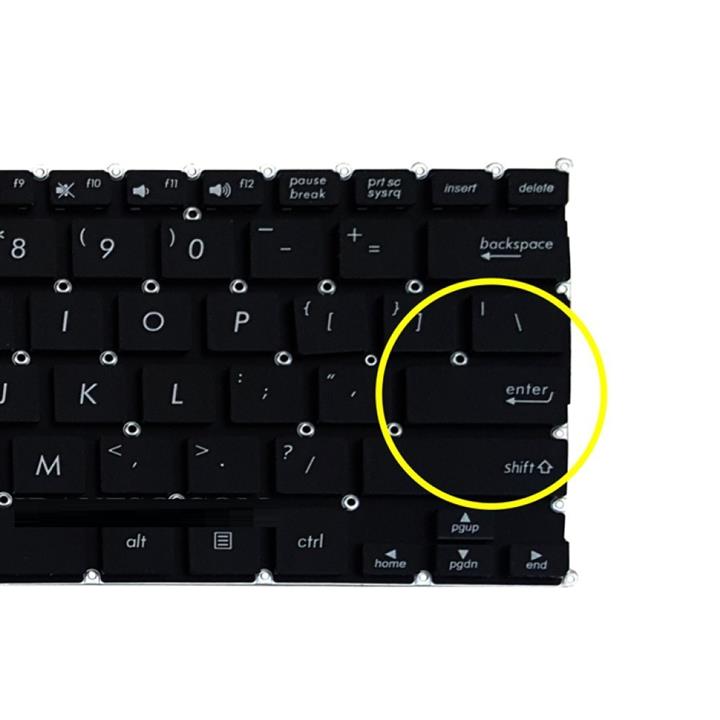 کیبرد لپ تاپ ایسوس X200MA-CA مشکی-اینترکوچک بدون فریم X200MA CA Notebook Keyboard