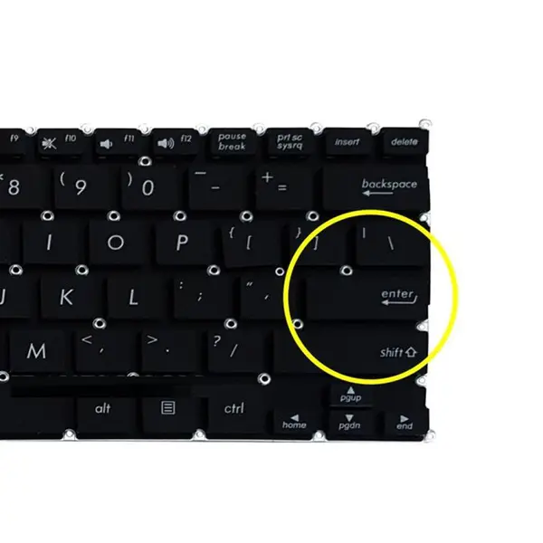 کیبرد لپ تاپ ایسوس X200MA-CA -اینترکوچک بدون فریم X200MA CA Notebook Keyboard - 4