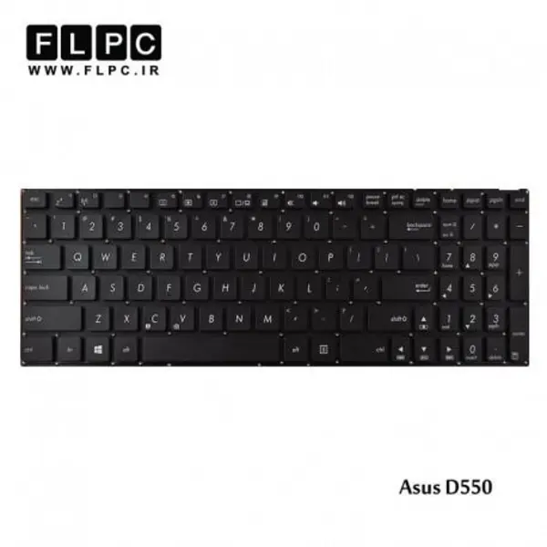 کیبورد لپ تاپ ایسوس X550 اینتر کوچک فلت بلند Touchpad Asus X550D - 4