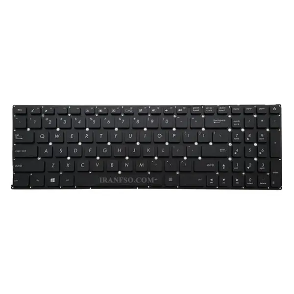 کیبورد لپ تاپ ایسوس X۵۴۰ اینترکوچک بدون فریم ASUS X540 Notebook Keyboard - 5
